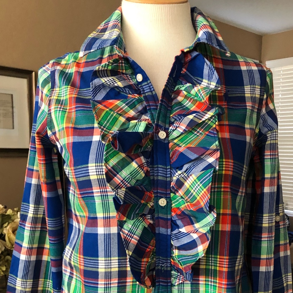 Ralph Lauren Plaid Top